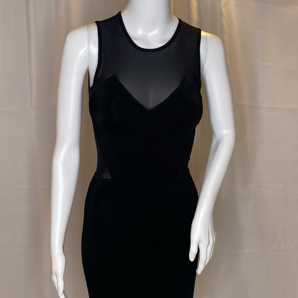 Sheer sexy midi dress